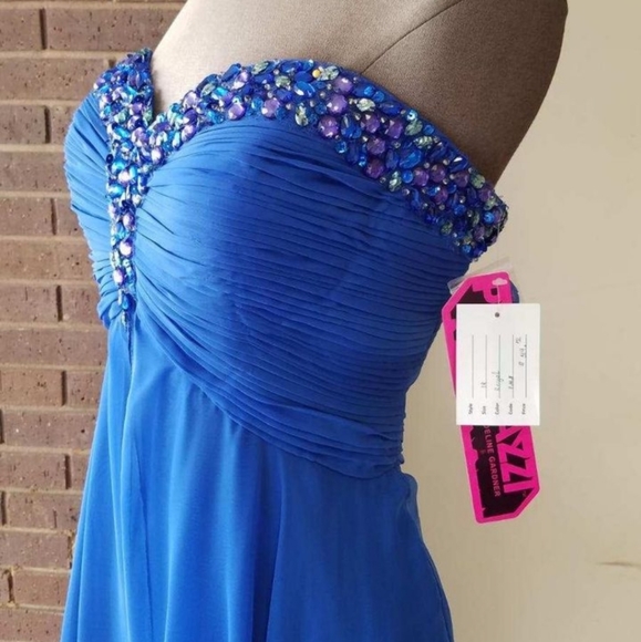 Morí Lee Blue Dress (size 18) - Picture 2 of 9